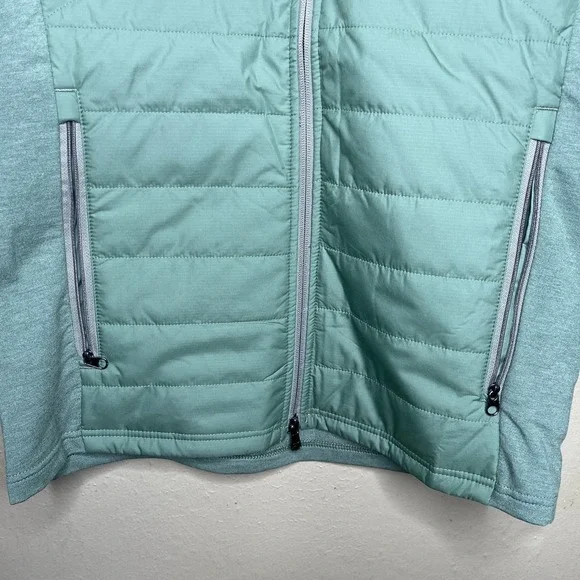 Ralph Lauren RLX Golf Full Zip Vest Men's Size Small Wicking Stretch Green Blue - Picture 4 of 9